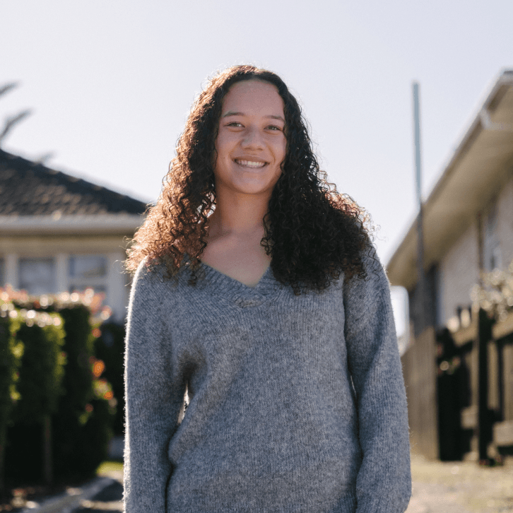 Image of a girl from the Growing Up in New Zealand cohort 