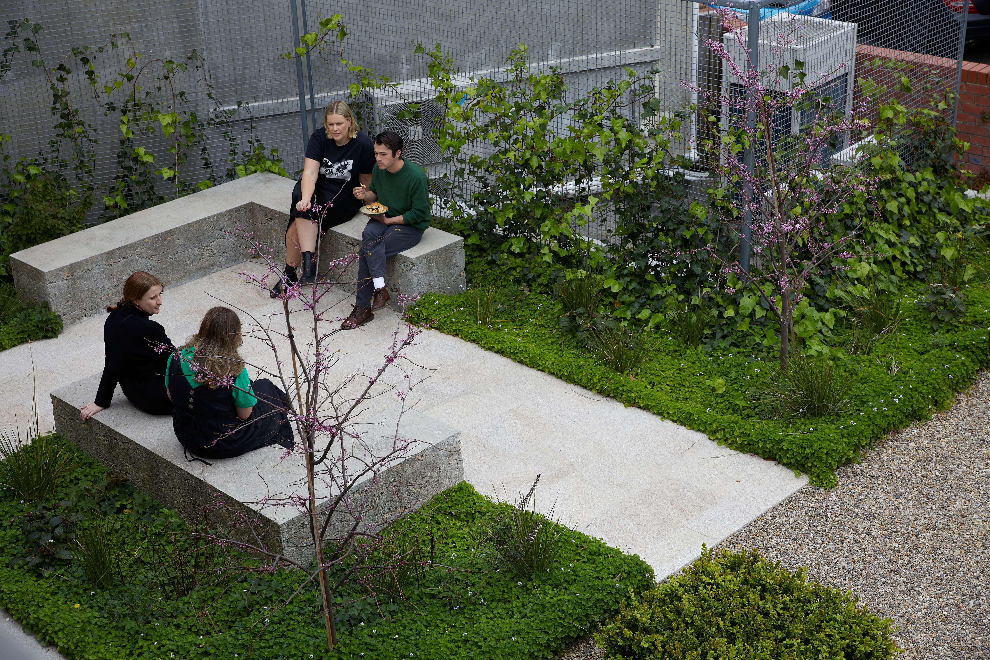 outside area at daylight